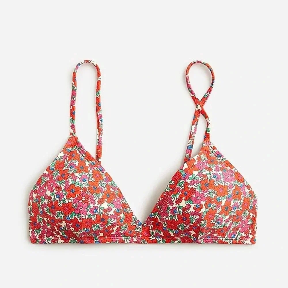 NWT J Crew French Bikini Top